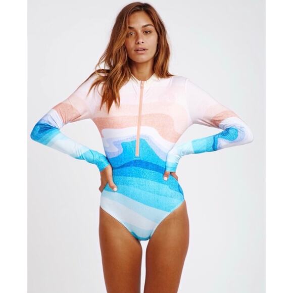 Billabong• Sea Trip Long Sleeve Bodysuit Swimsuit
